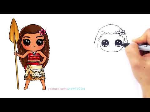 How To Draw Moana Disney Princess Ytread