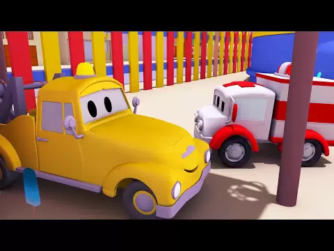 summer day with the baby cars in car city cartoon for kids with trucks cars 3 d