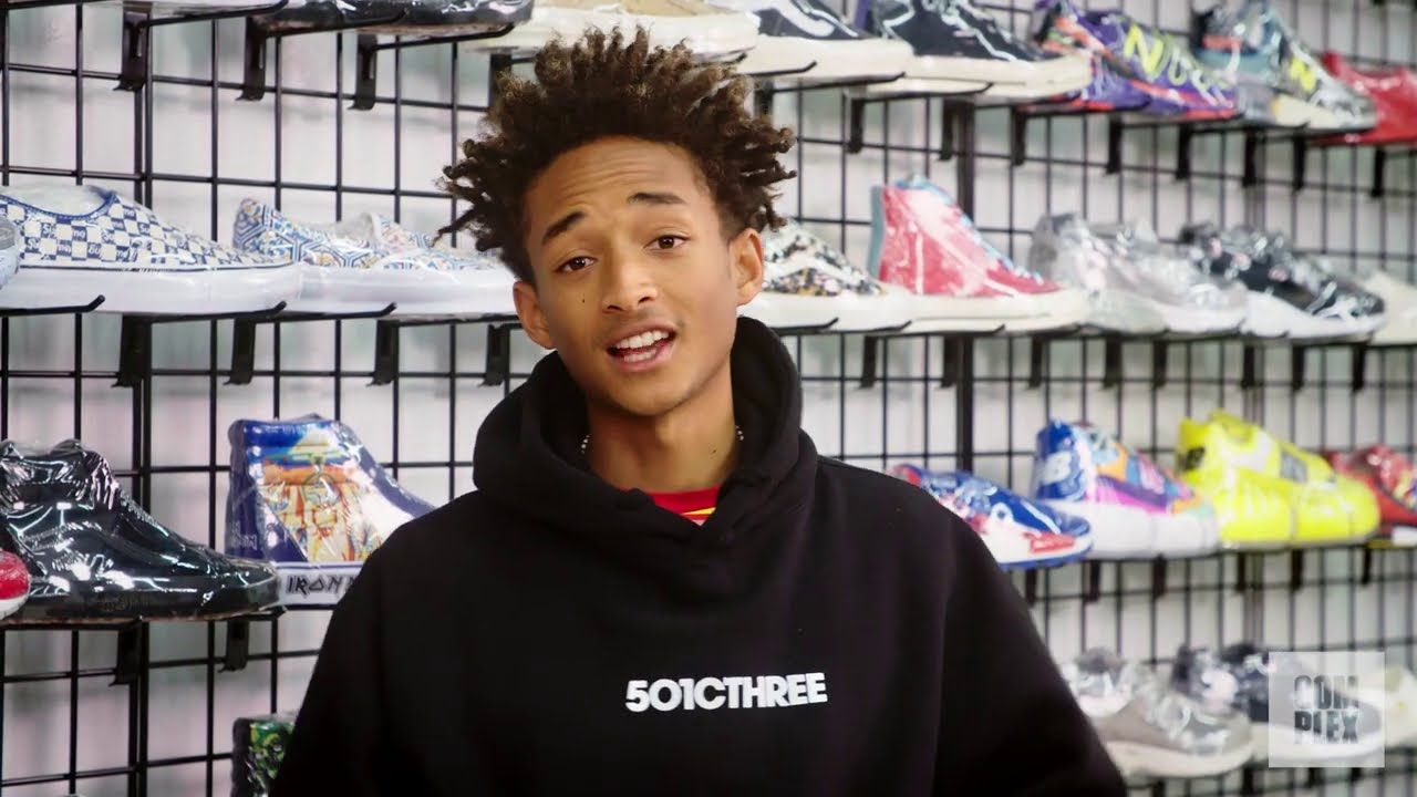 jaden smith sneaker shopping