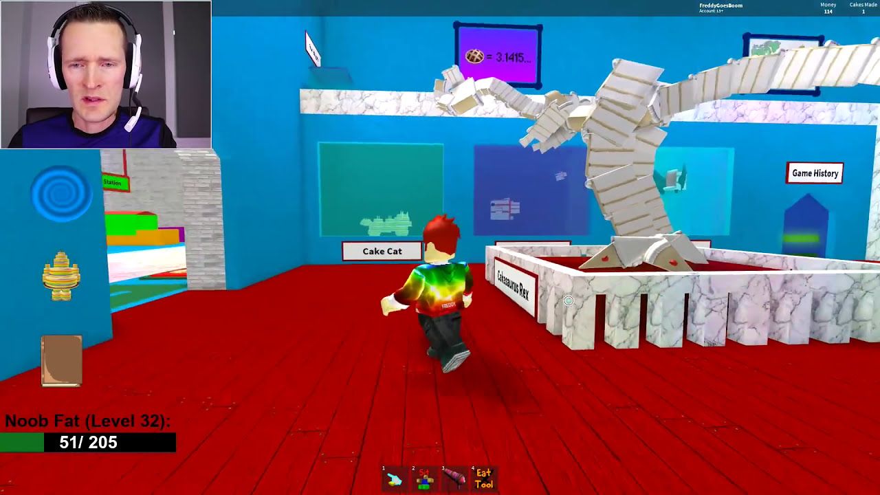 Cake Challenge Baking Myself Into A Cake Ytread - roblox make a cake and feed the giant noob game