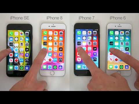 Speed Test Iphone Se Vs Iphone 8 Vs Iphone 7 Ytread