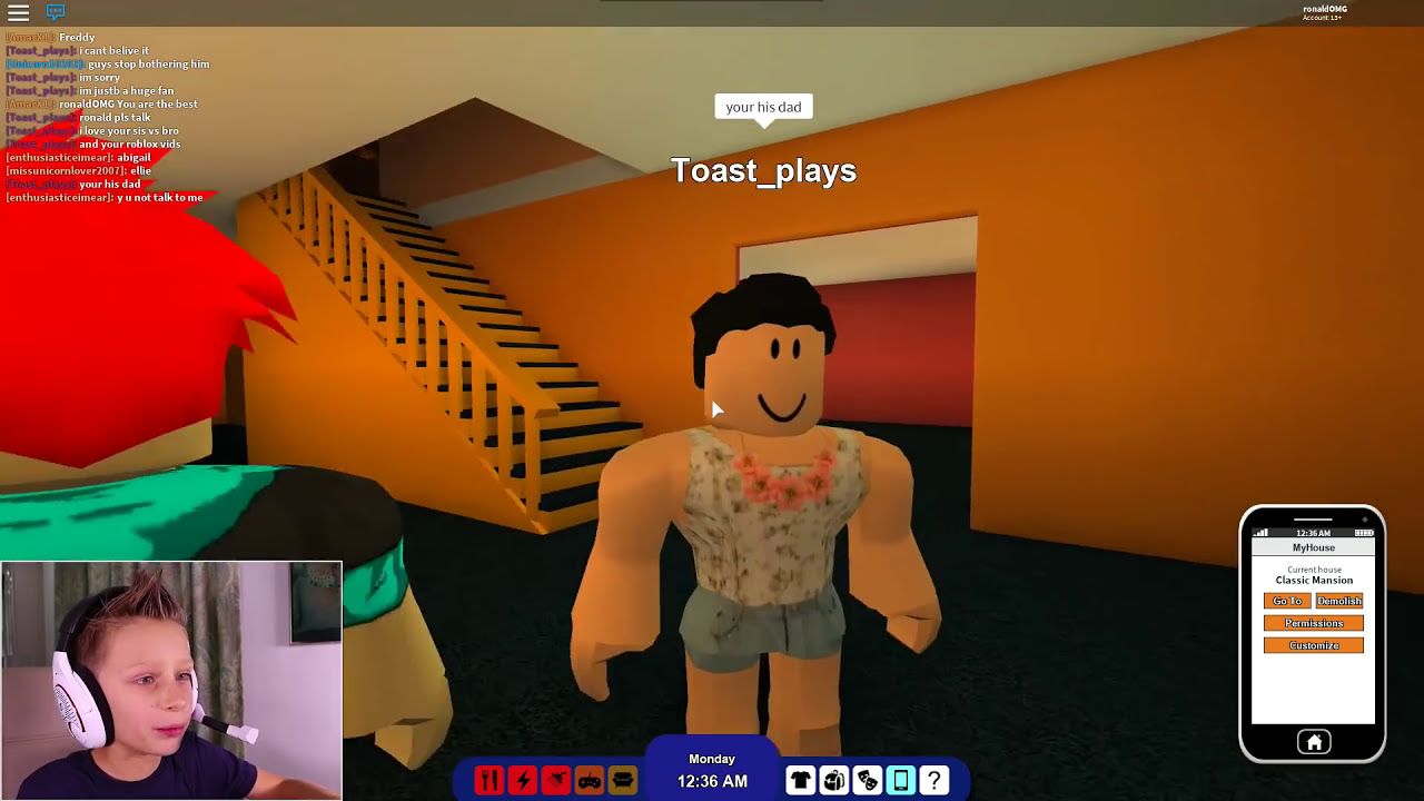 Have A Bag Of Sugar With Freddy Ytread - ronald playing roblox with his dad