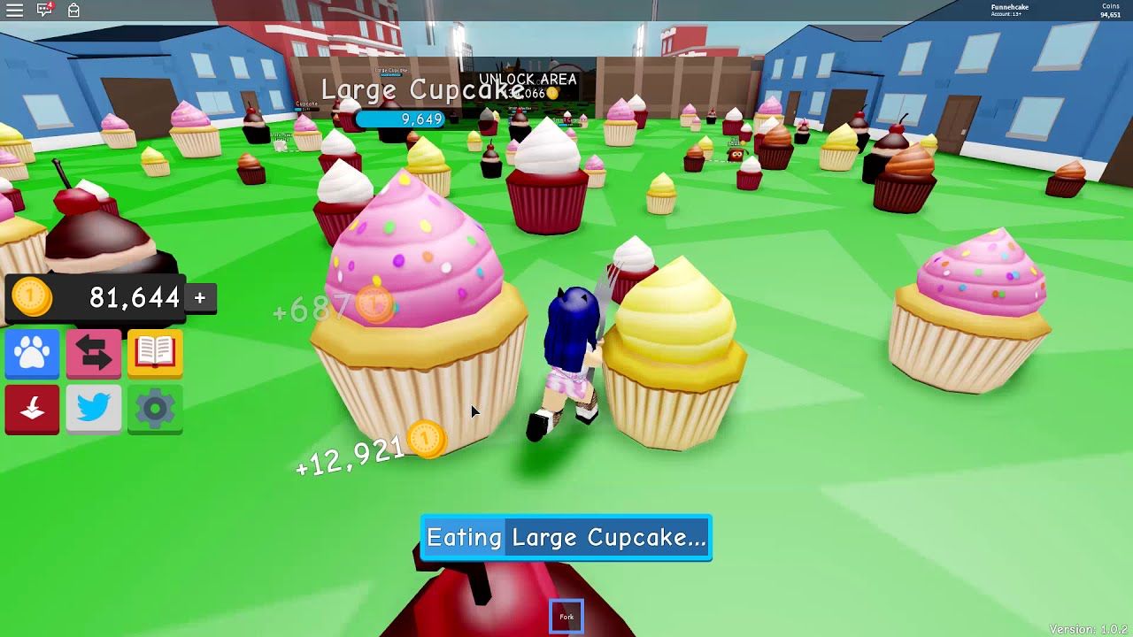 Eating All The Food In Roblox Dessert Simulator Ytread - dessert simulator roblox