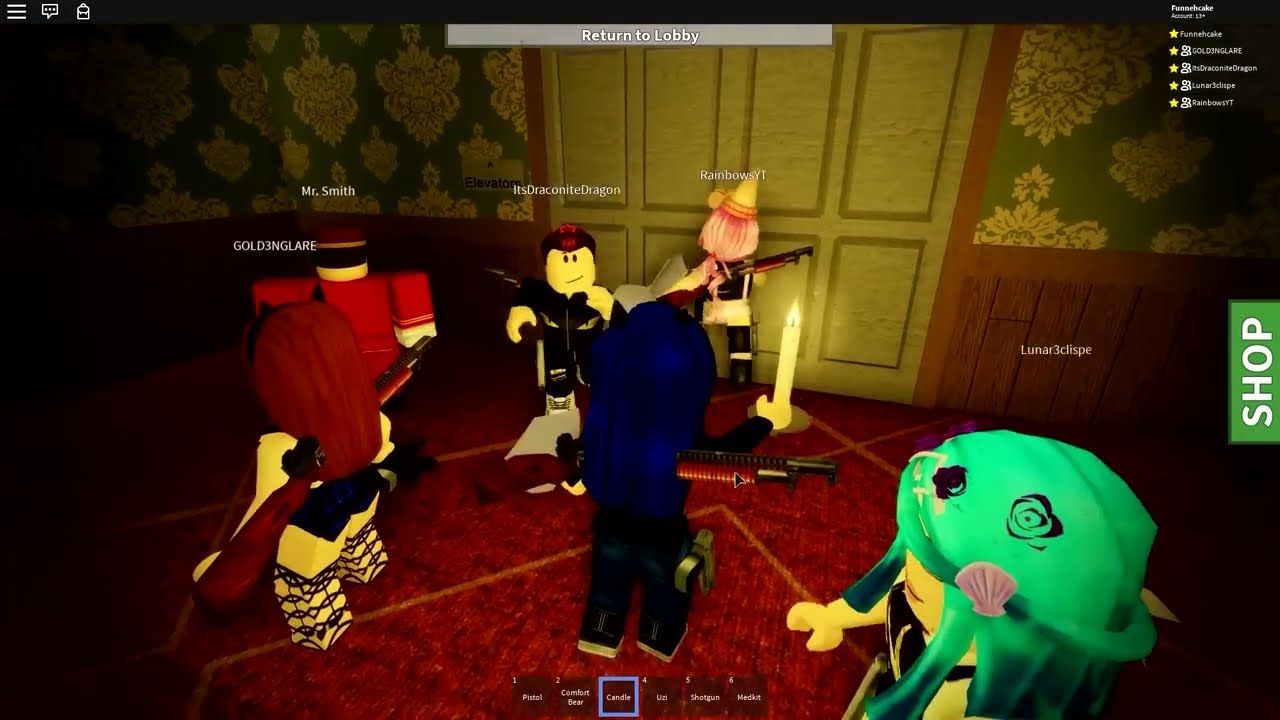 Staying At The Most Haunted Hotel In Roblox Ytread - roblox camping bear maze