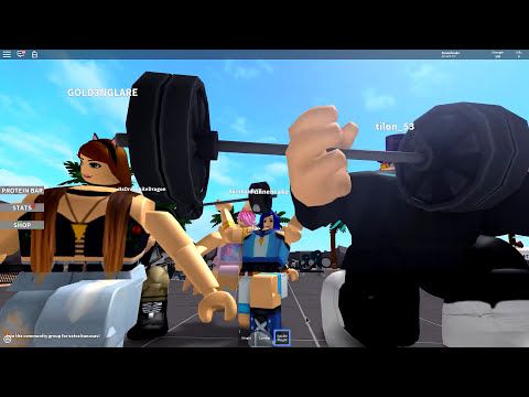 Getting Super Buff In Roblox Defeating My Gym Ytread - escape the gym in roblox