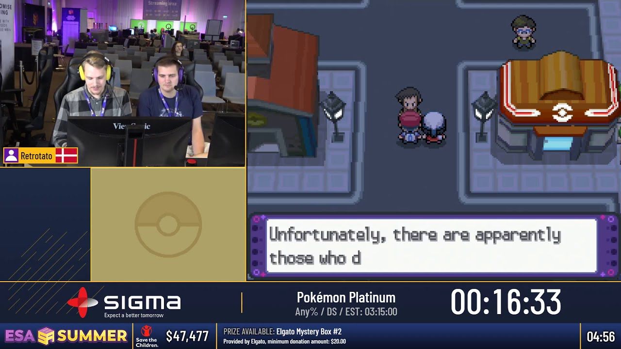 pokemon platinum giratina speedruns