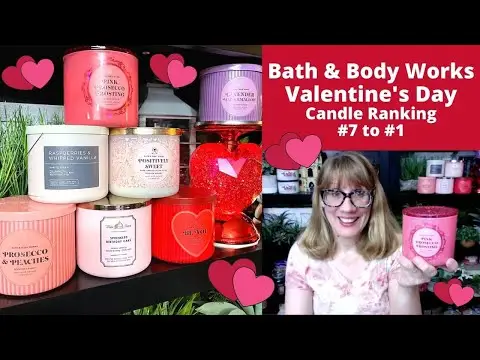 Bath & Body Works Valentine's Day Candle Ranking #7 to #1