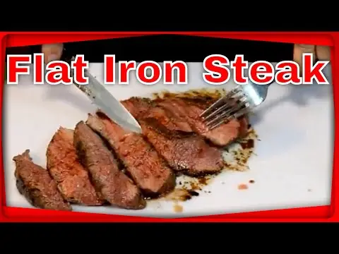 How to make Flat Iron Steak!  (That Melts in your Mouth)