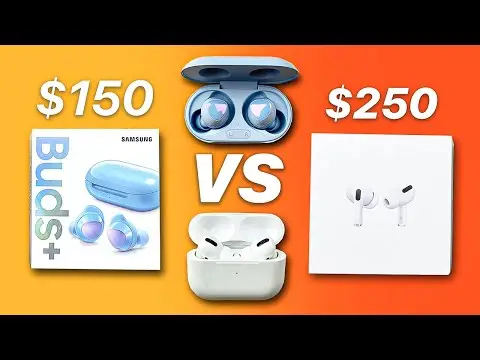 Samsung Galaxy Buds+ (Blue) VS AirPods Pro | Which is the BETTER Value?