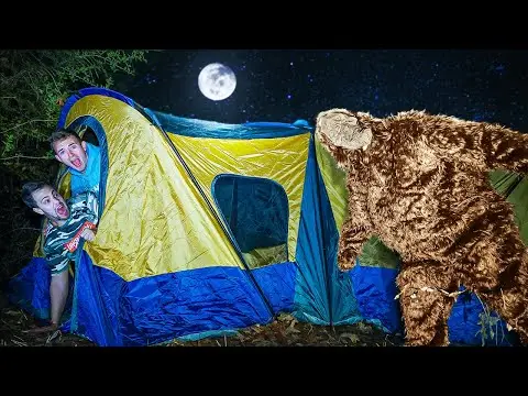 24 HOUR FOREST CAMPING CHALLENGE!