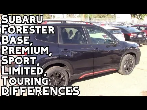 2020 Subaru Forester Base, Premium, Sport, Limited, and Touring Differences