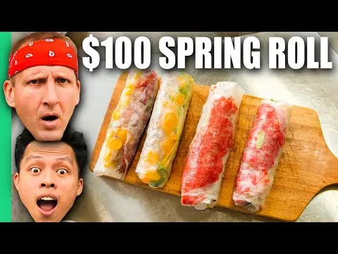 $1 Spring Roll VS $100 Spring Roll!!! Vietnam's Most Dynamic Street Food!!