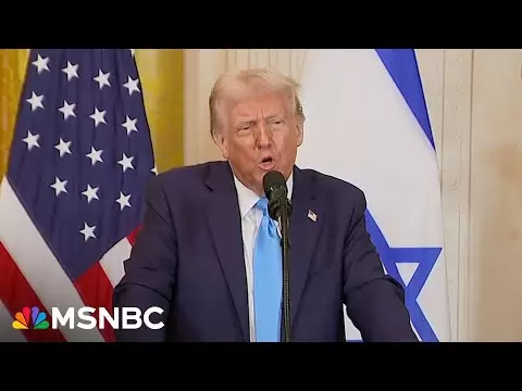 Trump says U.S. 'will take over the Gaza Strip’ in joint press conference with Netanyahu