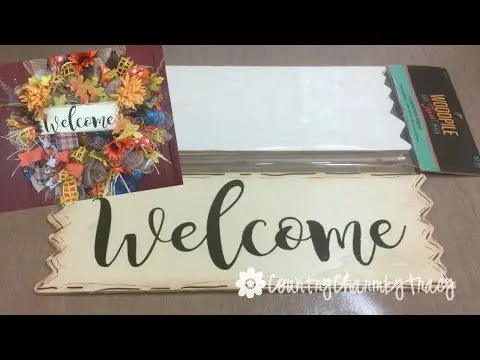 How to Create Signs for Wreaths using Cricut Explore | Step by Step Tutorial in Design Space