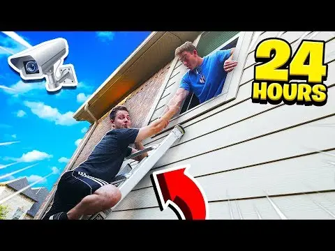 MY FRIENDS SNEAKED INTO MY HOUSE FOR 24 HOURS!