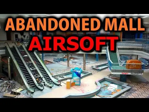 PLAYING AIRSOFT IN A HAUNTED ABANDONED SHOPPING MALL (CREEPY & EPIC)