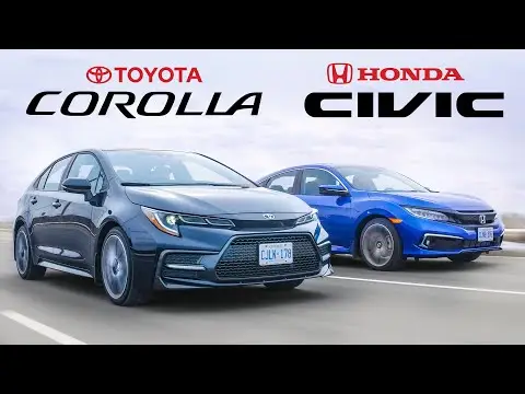 Battle of the Best Selling Cars - 2020 Honda Civic vs Toyota Corolla