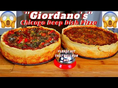 CHICAGO STYLE PIZZA |HOW TO MAKE CHICAGO GIORDANOS DEEP DISH PIZZA AT HOME YOUTUBE RECIPE 2021
