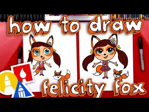 How To Draw Enchantimals Felicity Fox And Flick