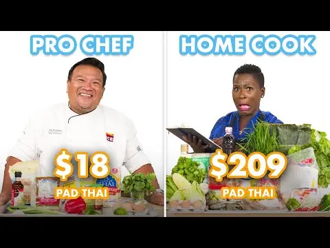 $209 vs $18 Pad Thai: Pro Chef & Home Cook Swap Ingredients | Epicurious