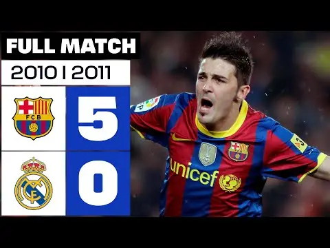 FC Barcelona vs Real Madrid (5-0) J13 2010/2011 - FULL MATCH