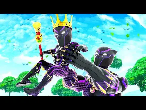 BLACK PANTHER'S BABY BECOMES KING.... ( Fortnite Short )