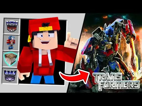 Minecraft - HOW TO BECOME THE TRANSFORMERS!