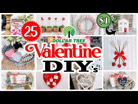 25 VALENTINE Dollar Tree DIYs ?? CHEAP & EASY ?? Valentine's Day Decor