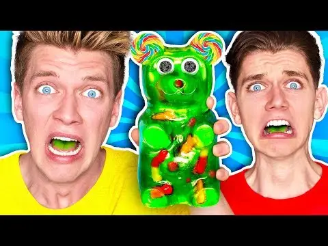 Mixing Every Sour Candy! *WORLDS SOUREST GIANT GUMMY* Learn How To Make DIY Food Prank Challenge