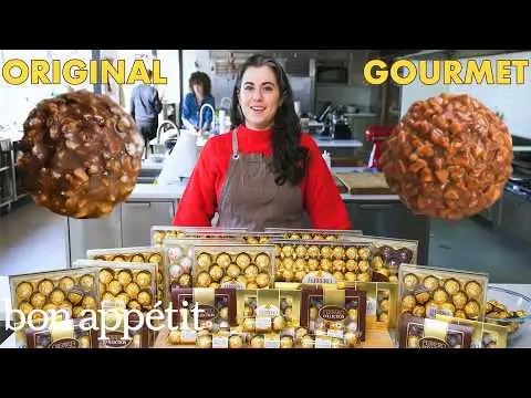 Pastry Chef Attempts to Make Gourmet Ferrero Rocher | Gourmet Makes | Bon App�tit