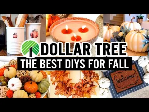 20 Dollar Tree Fall DIYs that DON'T LOOK CHEAP!