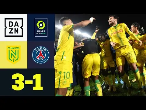 Traumtor, Rot, VAR, Elfmeter - PSG verliert Spektakel in Nantes: Nantes – PSG 3:1 | Ligue 1 | DAZN
