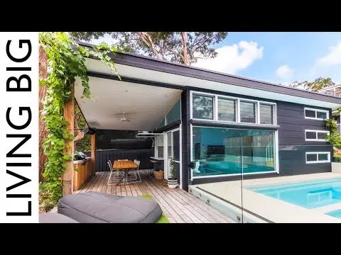 Luxury Modern Small Home Built In Suburban Backyard