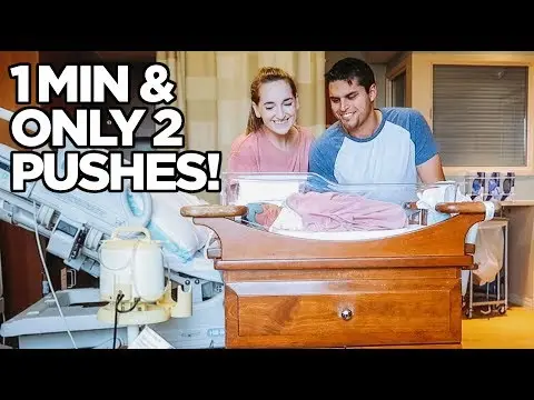 WE HAD A BABY IN 2 PUSHES!! | Emotional BIRTH VLOG