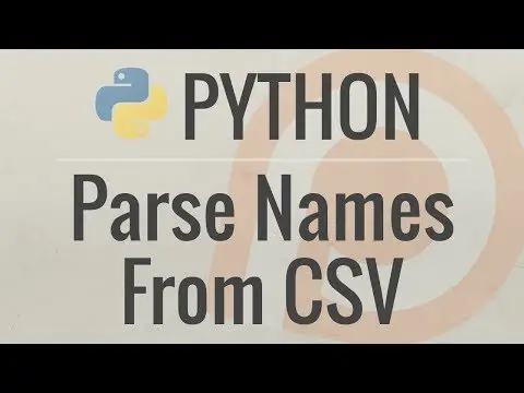 Python Tutorial: Real World Example - Parsing Names From a CSV to an HTML List