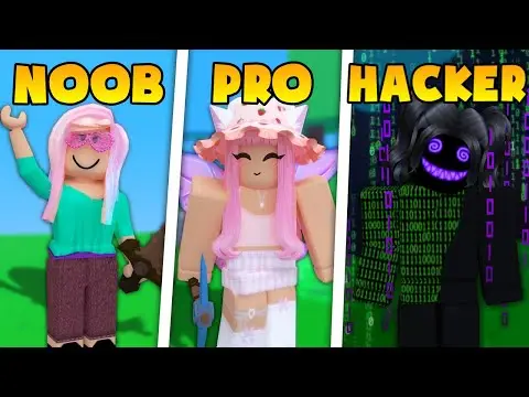 NOOB vs PRO vs HACKER.. Roblox Bedwars
