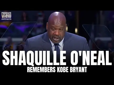 Shaq Remembers Kobe Bryant in Emotional But Funny Speech at Kobe Bryant's Memorial