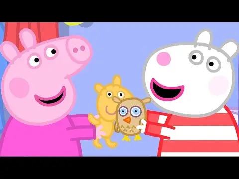 Peppa Pig English Episodes | Peppa Pig's Sleepover | Peppa Pig Official