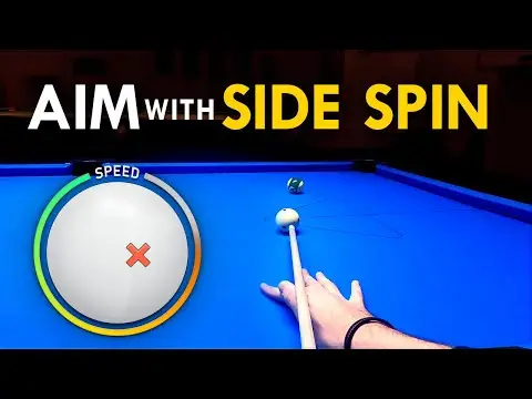 Pool Lesson | How to Aim With Side Spin