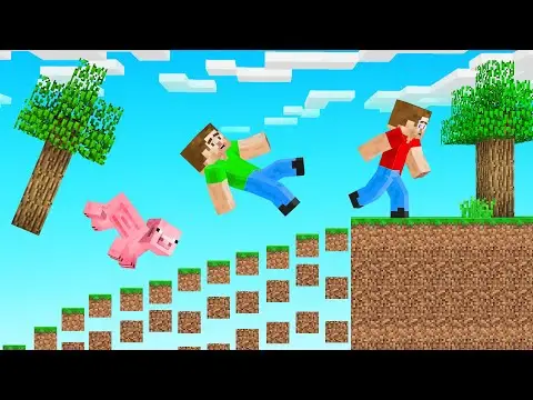 MINECRAFT But TOUCH ANYTHING = GONE (dangerous)