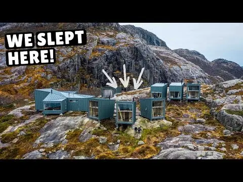 TINY HOME VILLAGE in Norway! (incredible sauna & outdoor shower)