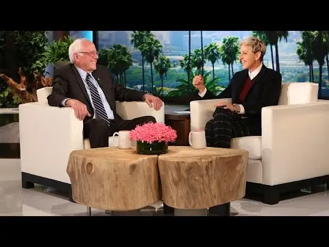 Ellen Puts Bernie Sanders in the Hot Seat
