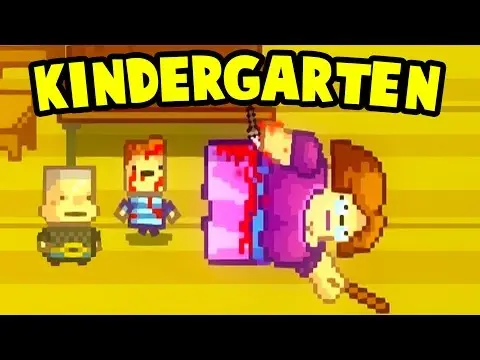 Kindergarten  - WE STABBED THE TEACHER IN THE BUTT! Buggs' Quest - Kindergarten Gameplay Part 5