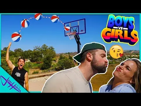 BOYS vs GIRLS TRUTH or DARE Trick Shot Challenge!