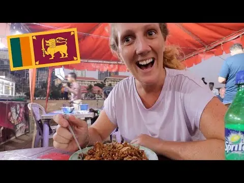 Sri Lanka STREET FOOD and DANCE PARTY in COLOMBO [Travel Vlog]