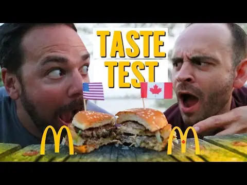 American vs. Canadian McDonald�s� It�s TOTALLY different.