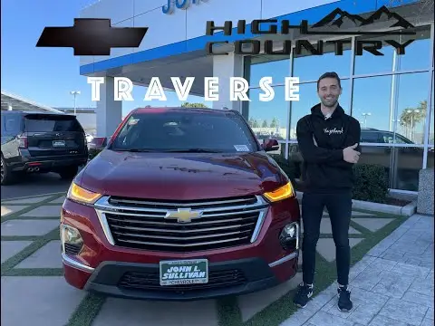This is the new Chevy TRAVERSE 2022 High Country mid size SUV!