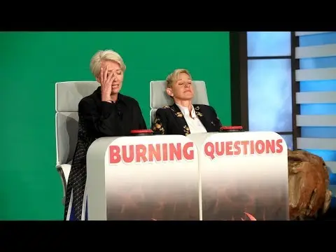 Emma Thompson Kinda Plays Burning Questions