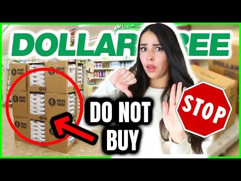 18 WORST THINGS TO BUY AT DOLLAR TREE (the truth)