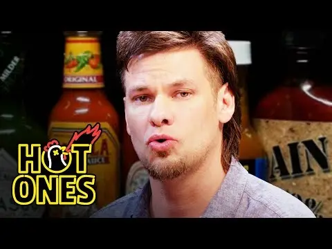 Theo Von Fights the Dark Arts While Eating Spicy Wings | Hot Ones